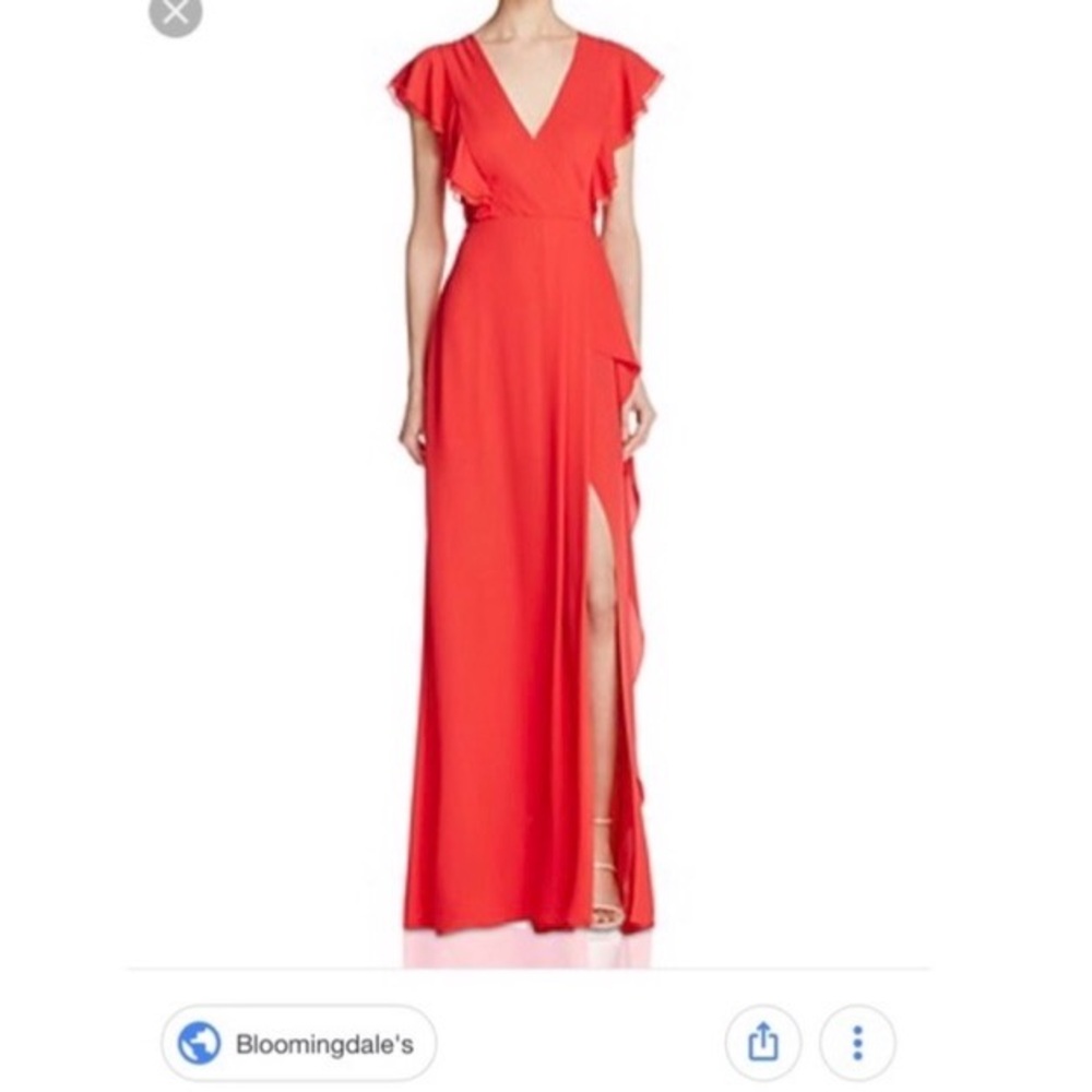 BCBGMaxAzria Red Maxi Dress